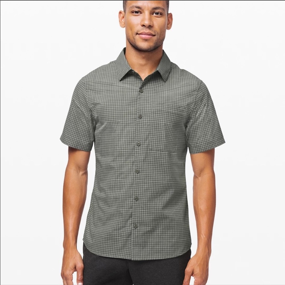 Grid light SS shirt NWT lululemon